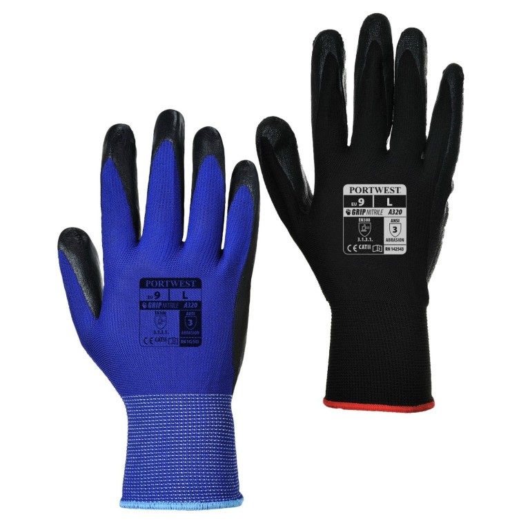 Portwest Dexti-Grip Glove (Pack of 12 pairs)