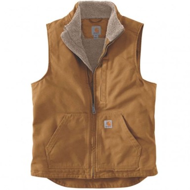 Carhartt Washed Duck Lined Mock Neck Vest