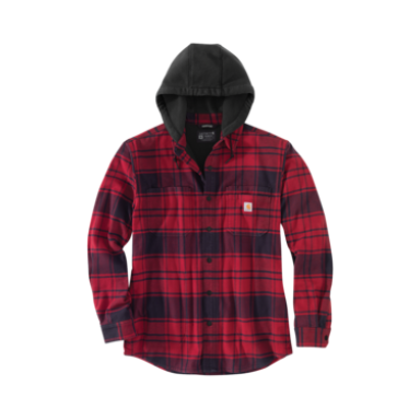 Carhartt TJ5621 M RF RlxdFt Flnl Lnd Hdd ShrtJc