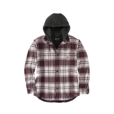 Carhartt TJ5621 M RF RlxdFt Flnl Lnd Hdd ShrtJc