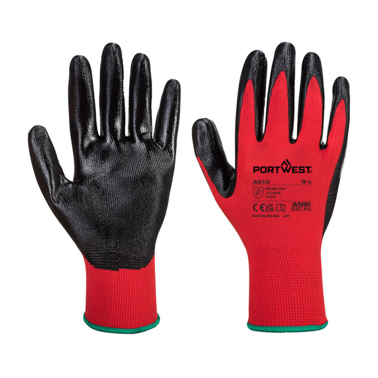 Portwest Flexo Grip Nitrile Glove (Pack of 12 pairs)