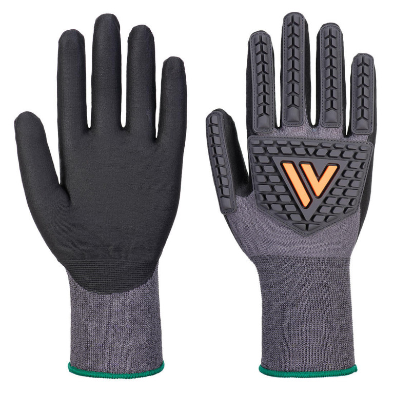 Portwest Grip 15 Nitrile Impact Glove (Pack of 12 pairs)