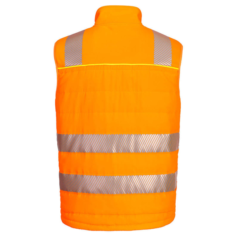 Portwest DX4 Hi-Vis Hybrid Baffle Bodywarmer