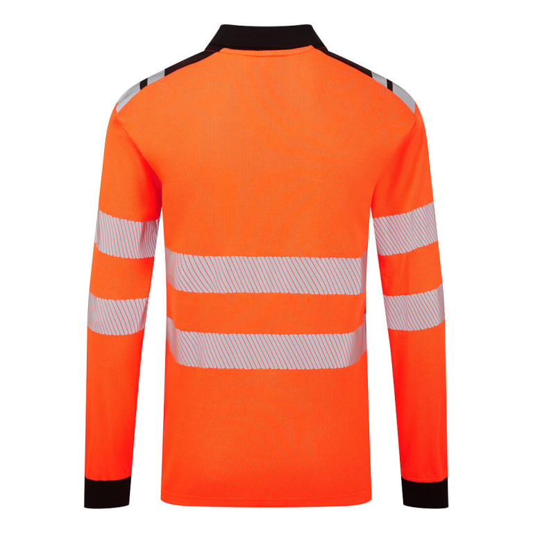PW3 Modaflame Knit HVO FR Long Sleeve Polo Shirt