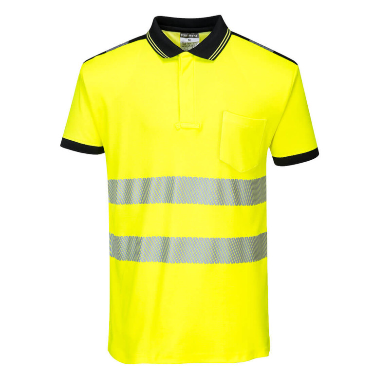 Portwest Portwest PW3 Hi-Vis Cotton Comfort Polo Shirt S/S