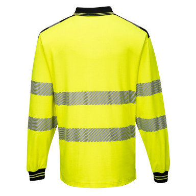 Portwest PW3 Hi-Vis Cotton Comfort Polo Shirt L/S
