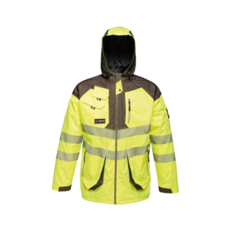 Regatta Hi-Vis Waterproof Reflective Hooded Jacket