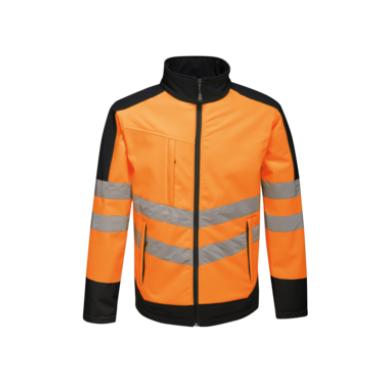 Regatta Hi-Vis 3 Layer Softshell Reflective Work Jacket