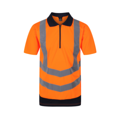 Regatta Men's Hi Vis Pro Reflective Polo Work Shirt