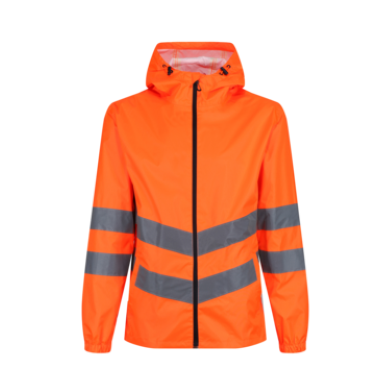 Regatta Hi-Vis Pro Waterproof Reflective Packaway Work Jacket