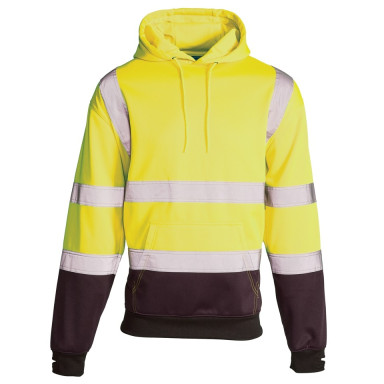 SuperTouch Hi-Viz 2 Tone Hooded Sweatshirt