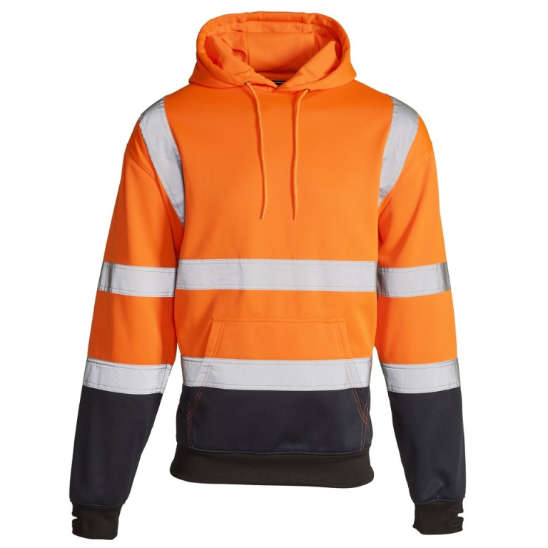 SuperTouch Hi-Viz 2 Tone Hooded Sweatshirt
