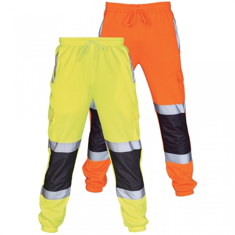 SuperTouch Hi-Viz 2 Tone Jogging Bottoms