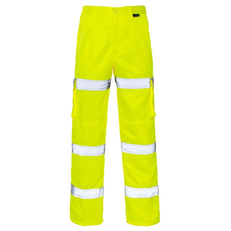 SuperTouch Hi-Viz 3 Band Combat Trousers