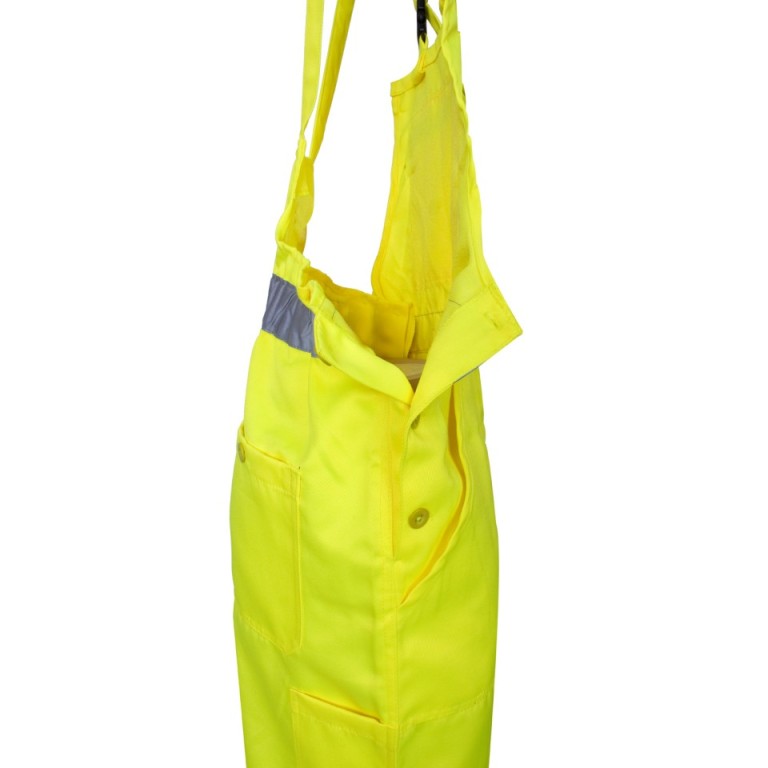 SuperTouch Hi-Viz Polycotton Bib Trousers