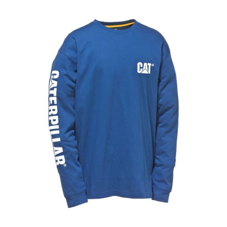 Caterpillar Trademark Banner Tee Shirt