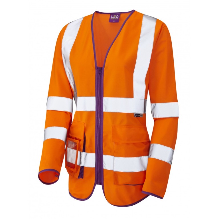 Leo Workwear BeaworthyY Ladies Sleeved Superior Waistcoat