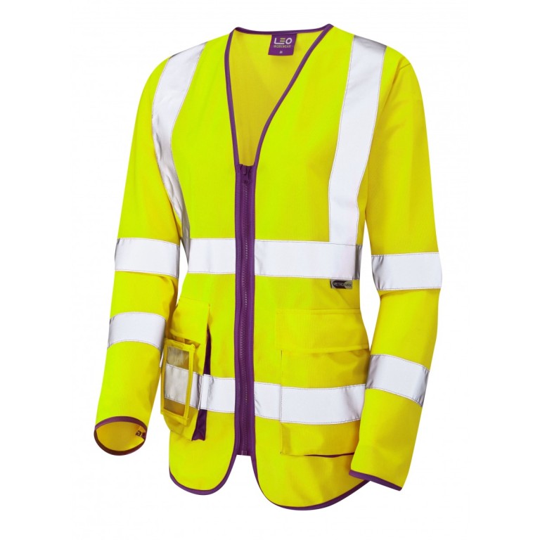 Leo Workwear BeaworthyY Ladies Sleeved Superior Waistcoat