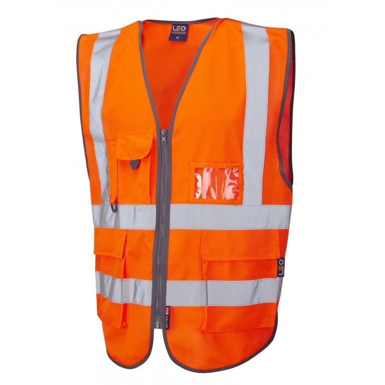Leo Workwear Barnstaple Superior Railway Waistcoat