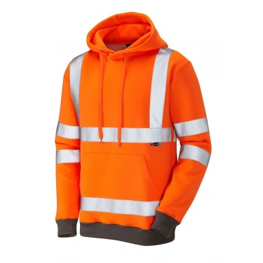 Leo Workwear Goodleigh Hi-Viz Hoodie