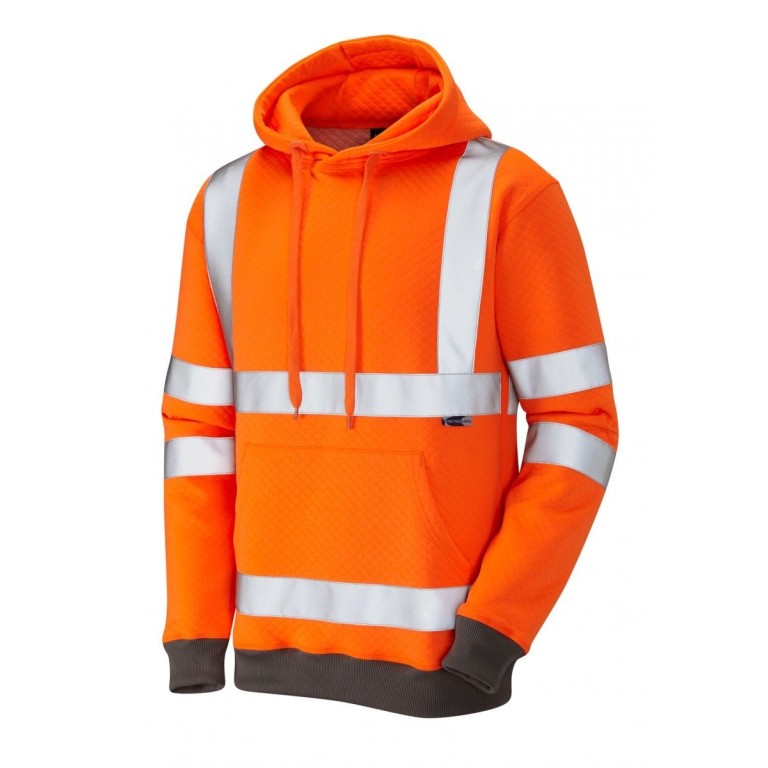 Leo Workwear Goodleigh Hi-Viz Hoodie