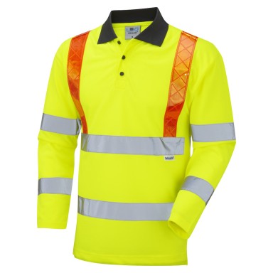 Leo Workwear Bickleton Coolviz Sleeved Polo Shirt