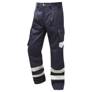 Leo Workwear Ilfracombe Cargo Style Reflective Trouser