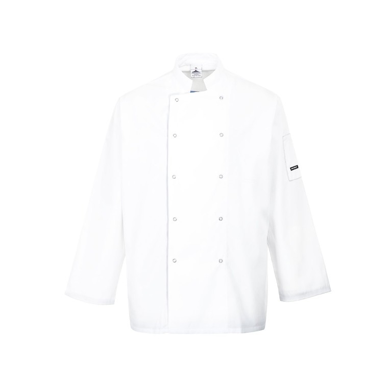 Portwest Suffolk Chefs Jacket C833 Workwear Clothing at Your Workwear