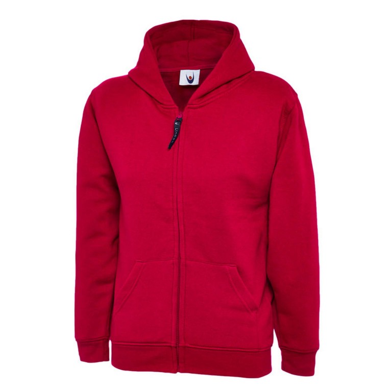 Uneek Children's Full Zip Hooded Sweat Shirt