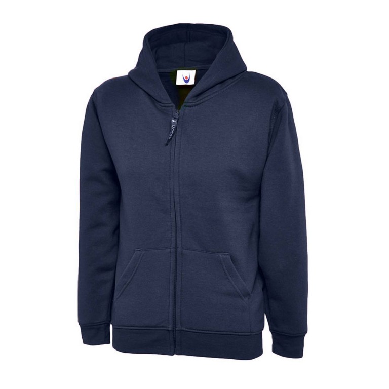Uneek Children's Full Zip Hooded Sweat Shirt