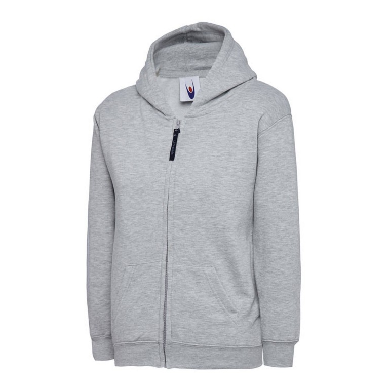 Uneek Children's Full Zip Hooded Sweat Shirt