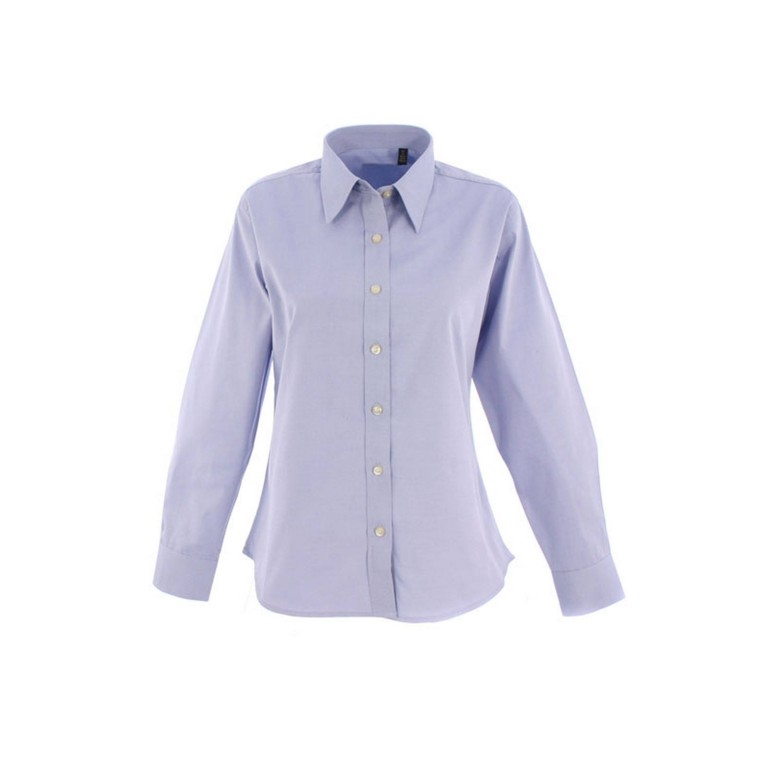 Uneek Ladies Pinpoint Oxford Long Sleeve Shirt