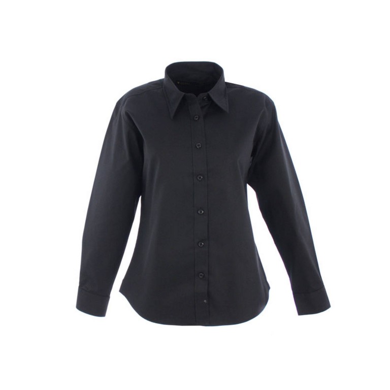 Uneek Ladies Pinpoint Oxford Long Sleeve Shirt
