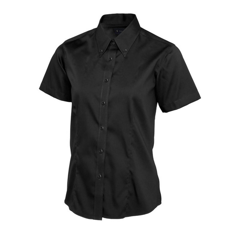Uneek Ladies Pinpoint Oxford Short Sleeve Shirt