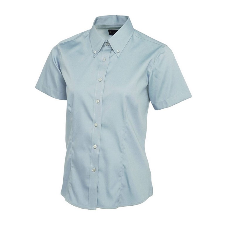 Uneek Ladies Pinpoint Oxford Short Sleeve Shirt