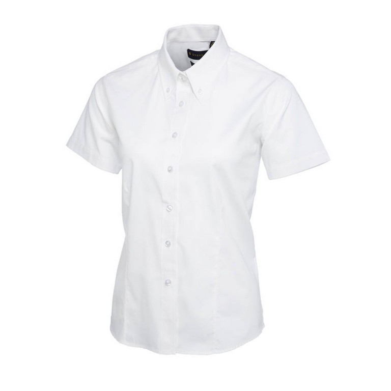 Uneek Ladies Pinpoint Oxford Short Sleeve Shirt