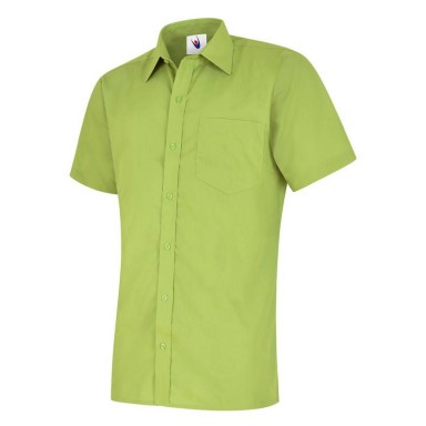 Uneek Mens Poplin Half Sleeve Shirt