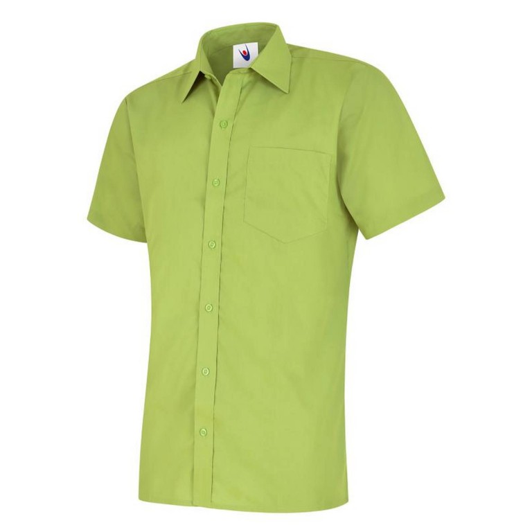 Uneek Mens Poplin Half Sleeve Shirt