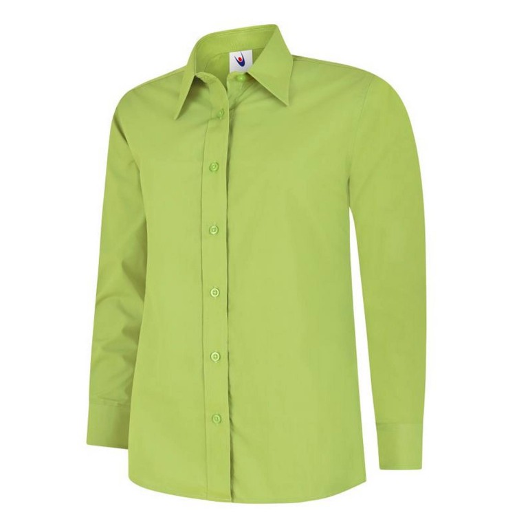 Uneek Ladies Poplin Full Sleeve Shirt