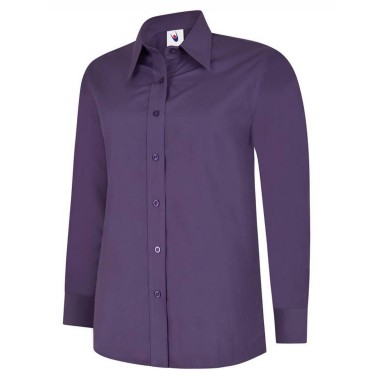 Uneek Ladies Poplin Full Sleeve Shirt