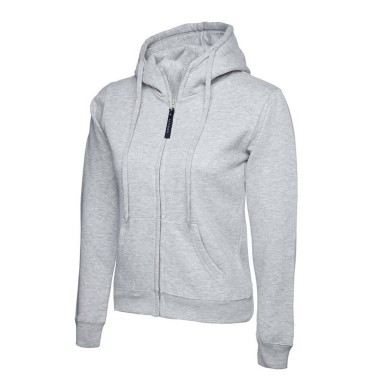 Uneek Ladies Zip Hooded Sweat Shirt