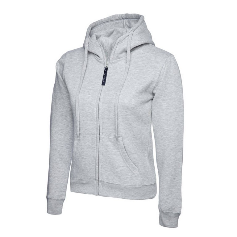 Uneek Ladies Zip Hooded Sweat Shirt