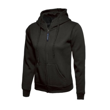 Uneek Ladies Zip Hooded Sweat Shirt