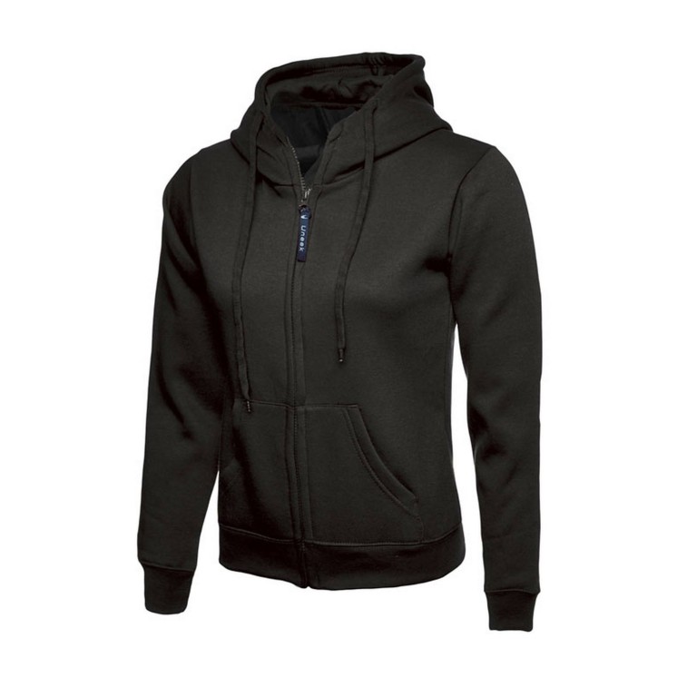 Uneek Ladies Zip Hooded Sweat Shirt