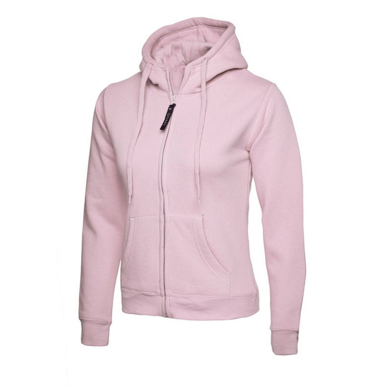 Uneek Ladies Zip Hooded Sweat Shirt