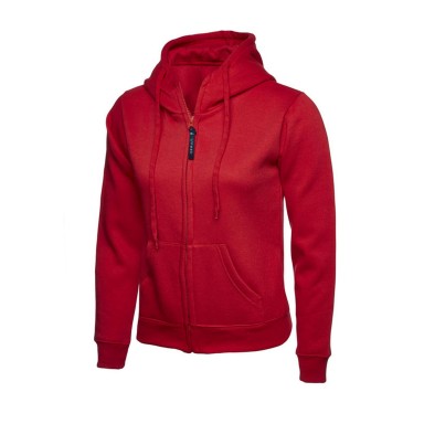 Uneek Ladies Zip Hooded Sweat Shirt