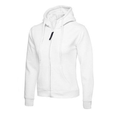 Uneek Ladies Zip Hooded Sweat Shirt