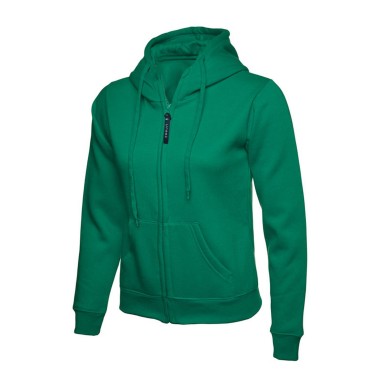 Uneek Ladies Zip Hooded Sweat Shirt