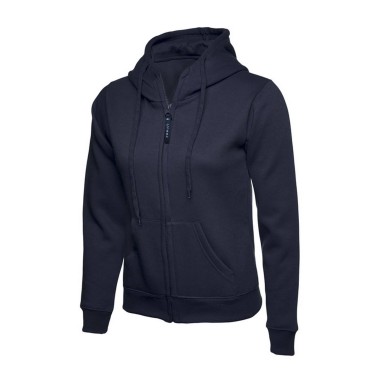Uneek Ladies Zip Hooded Sweat Shirt