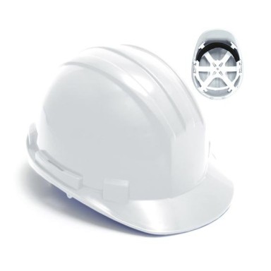 Beeswift White 6 Point Safety Helmet